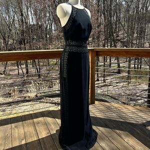 Vintage Black Beaded Dress